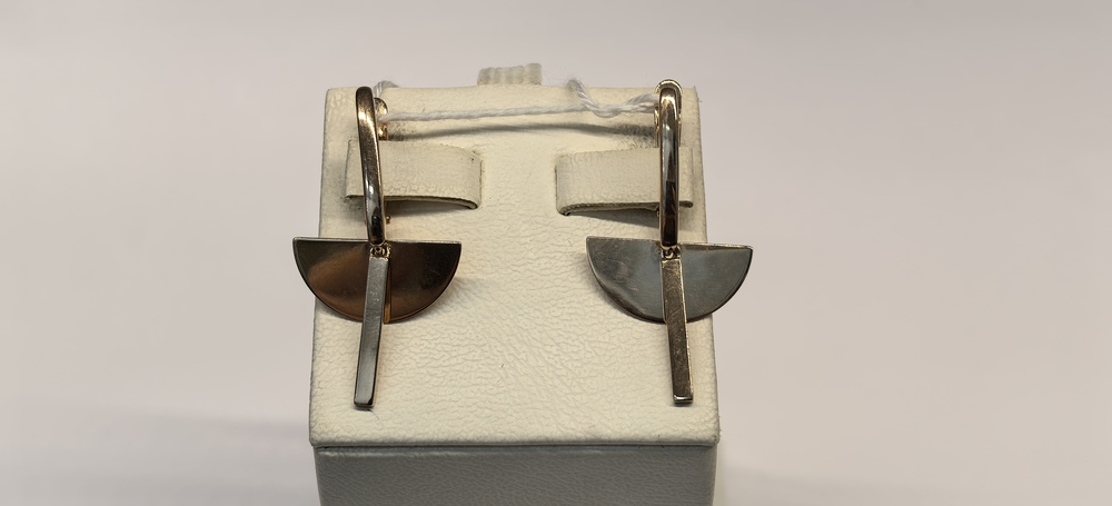 СЕРЬГИ БЕЗ КАМНЯ (Au 585)