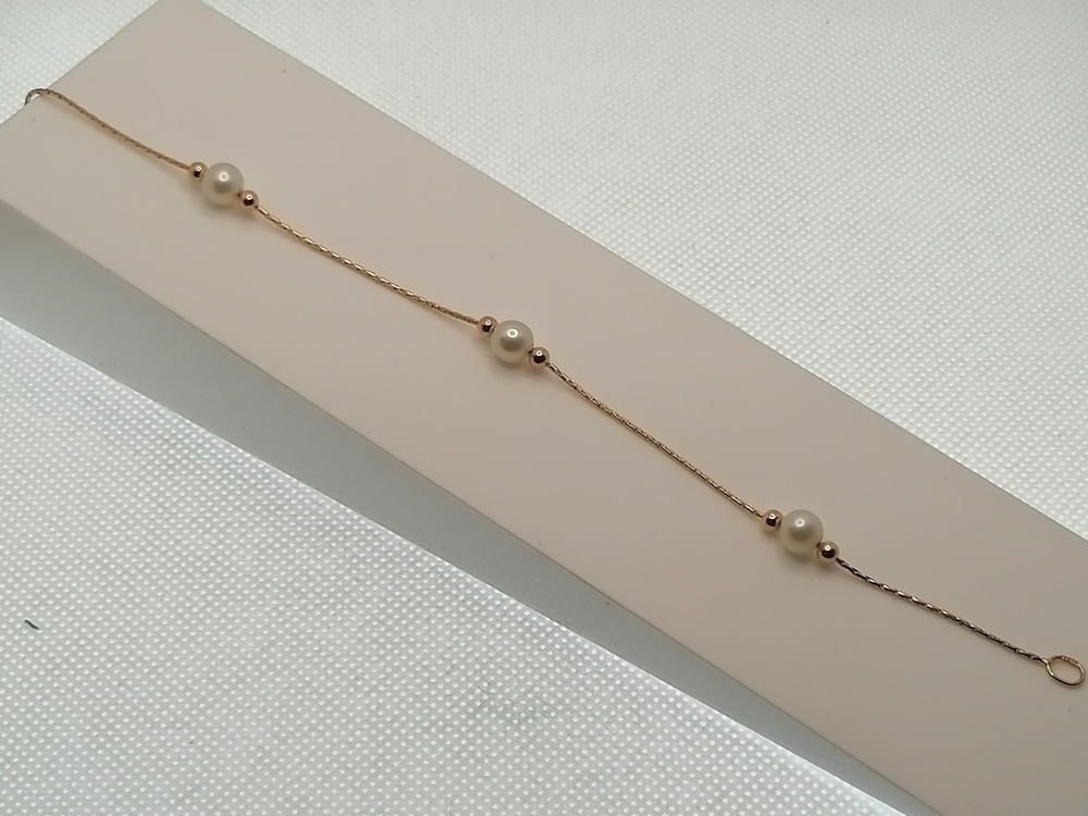 БРАСЛЕТ С КАМНЯМИ (Au 585)