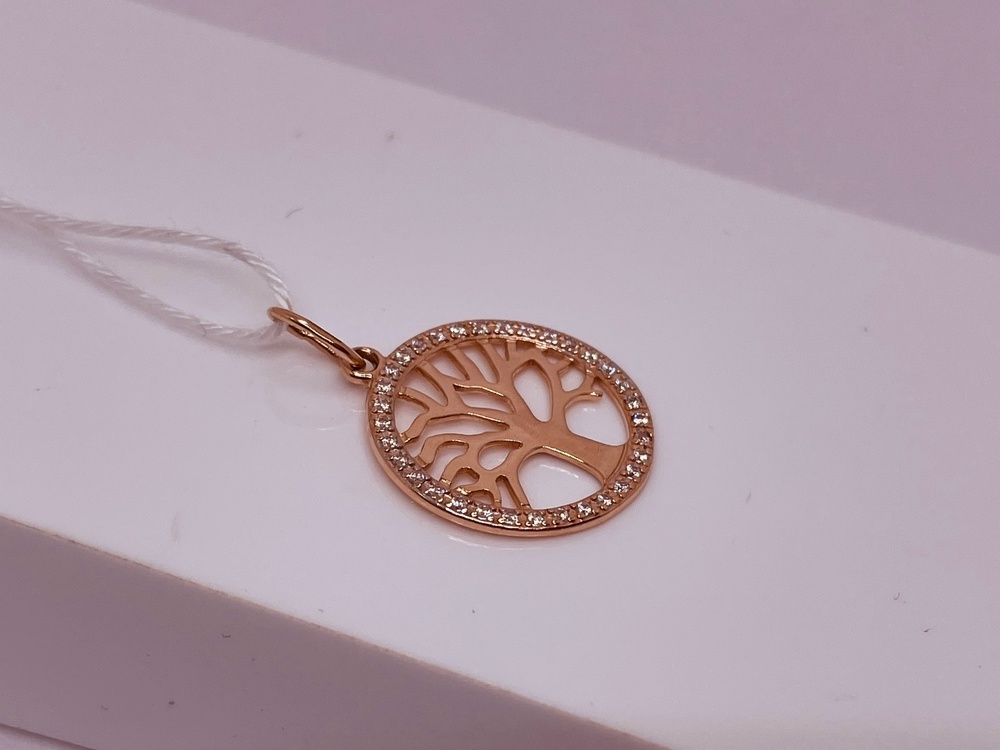 ПОДВЕСКА С КАМНЯМИ (Au 585)