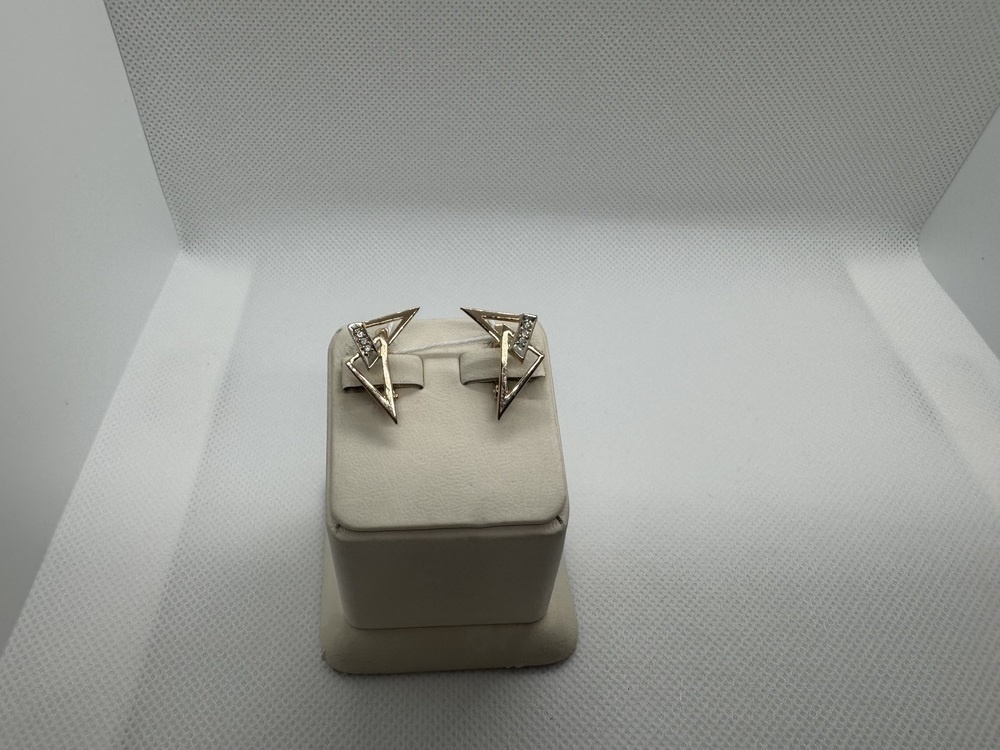 СКМИ585 СЕРЬГИ С КАМНЯМИ (Au 585)