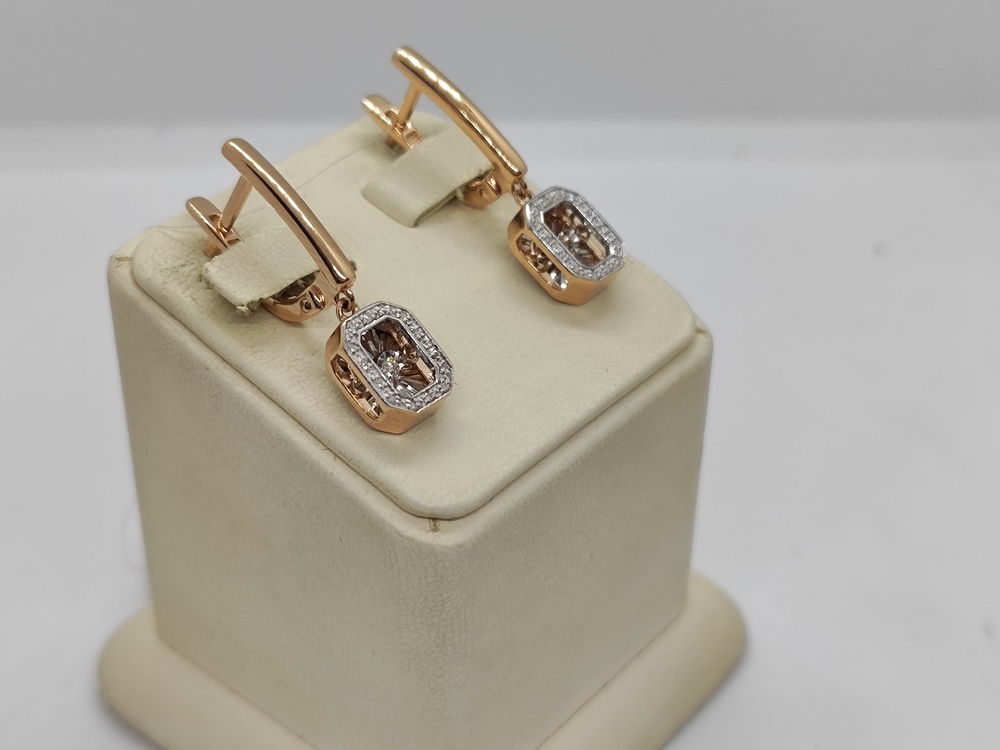 СЕРЬГИ БРИЛЛИАНТ (Au 585)