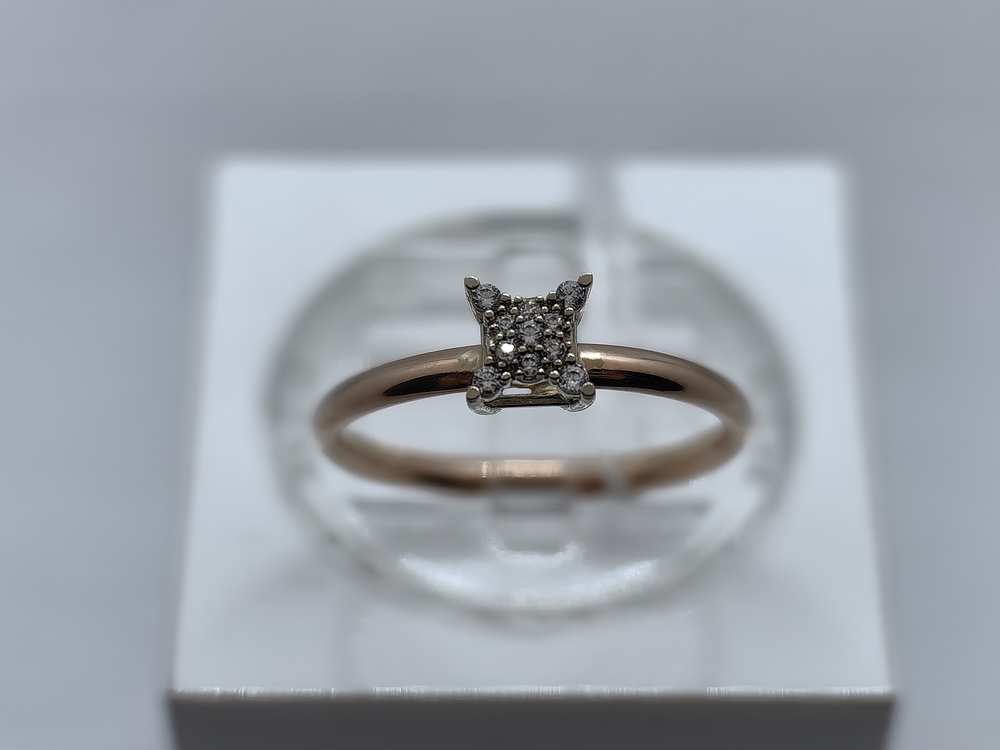 КОЛКМИ585 КОЛЬЦО С КАМНЯМИ (Au 585)