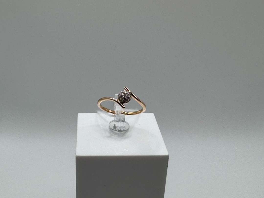 КОЛКМИ585 КОЛЬЦО С КАМНЯМИ (Au 585)