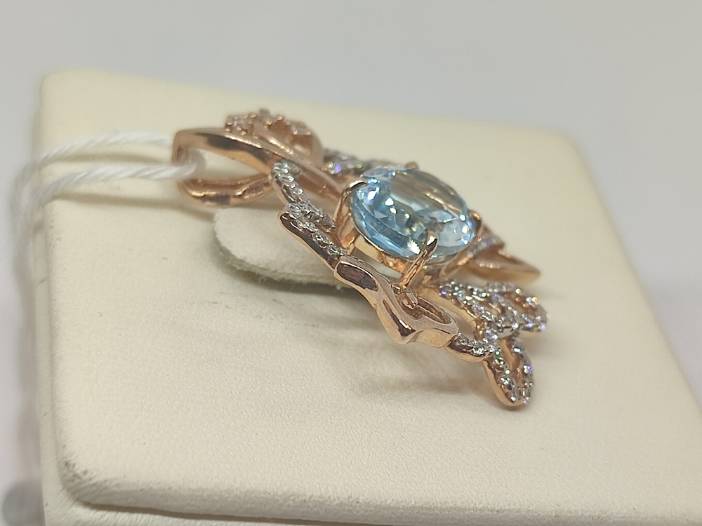 ПОДВЕСКА С КАМНЯМИ (Au 585)