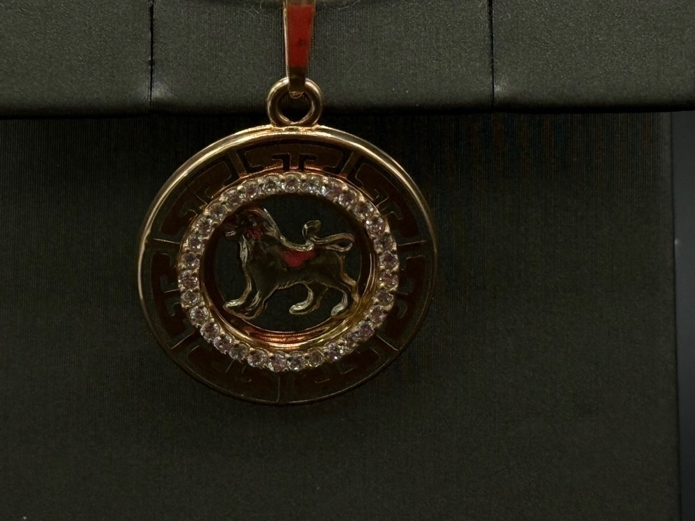 ПОДВЕСКА ЗНАК ЗОДИАКА ЛЕВ (Au 585)