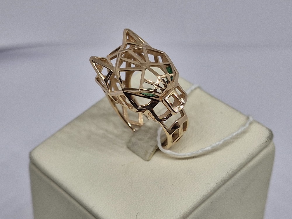 КОЛКМИ585 КОЛЬЦО С КАМНЯМИ (Au 585)