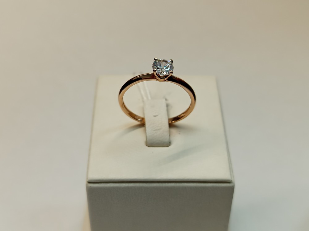 КОЛКМ585 КОЛЬЦО С КАМНЕМ (Au 585)