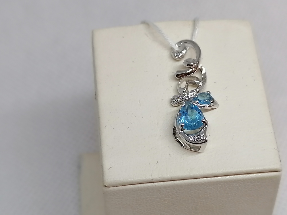 ПОДКМИ585 ПОДВЕСКА С КАМНЯМИ (Au 585) ПОДКМИ585 ПОДВЕСКА С КАМНЯМИ (Au 585)