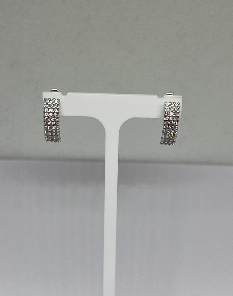 СКМИ585 СЕРЬГИ С КАМНЯМИ (Au 585)