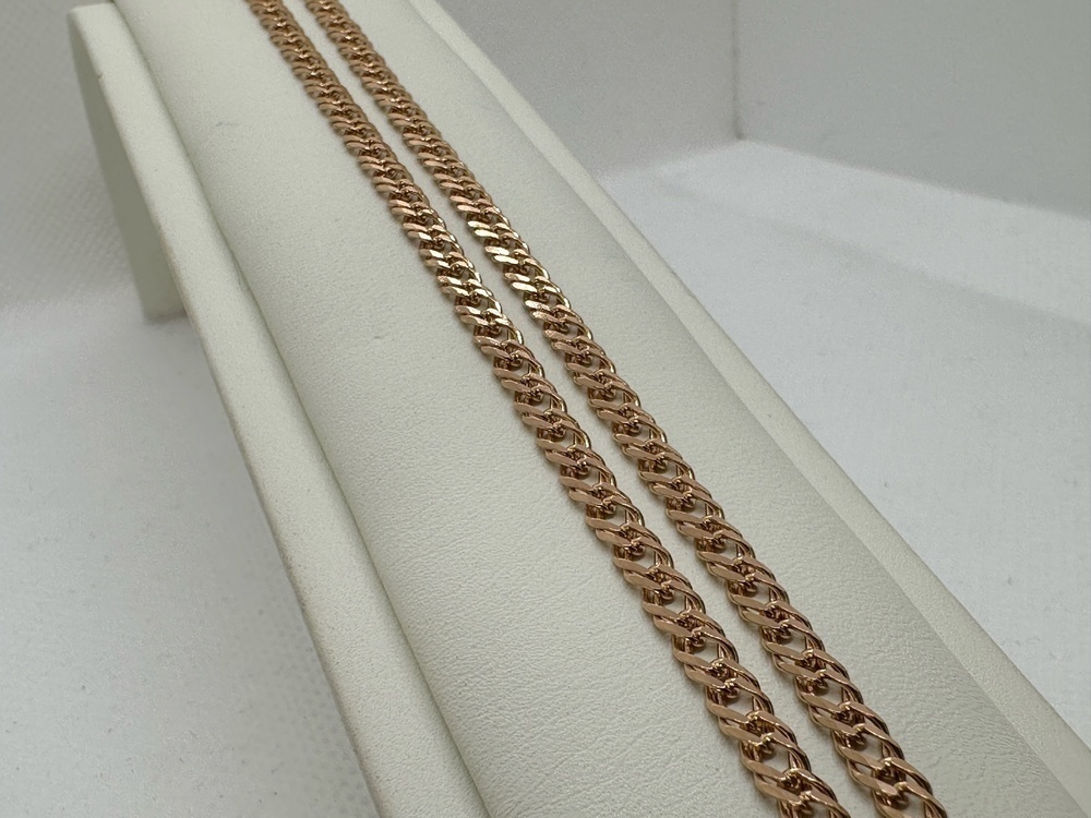 ЦЛР2585 ЦЕПЬ ПОЛНОВЕСНАЯ Ромб двойной (Au 585)