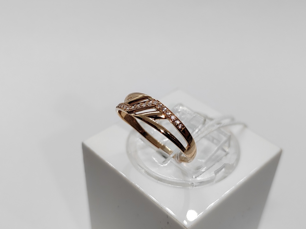 КОЛКМИ375 КОЛЬЦО С КАМНЯМИ (Au 375)