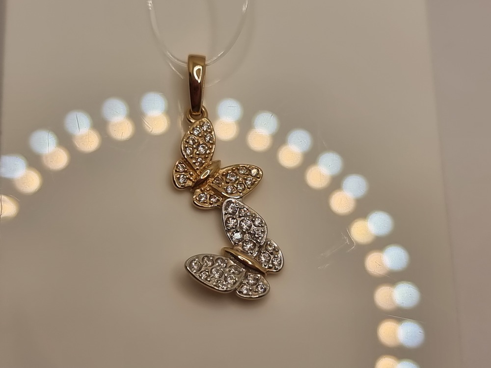 ПОДВЕСКА С КАМНЯМИ (Au 585)