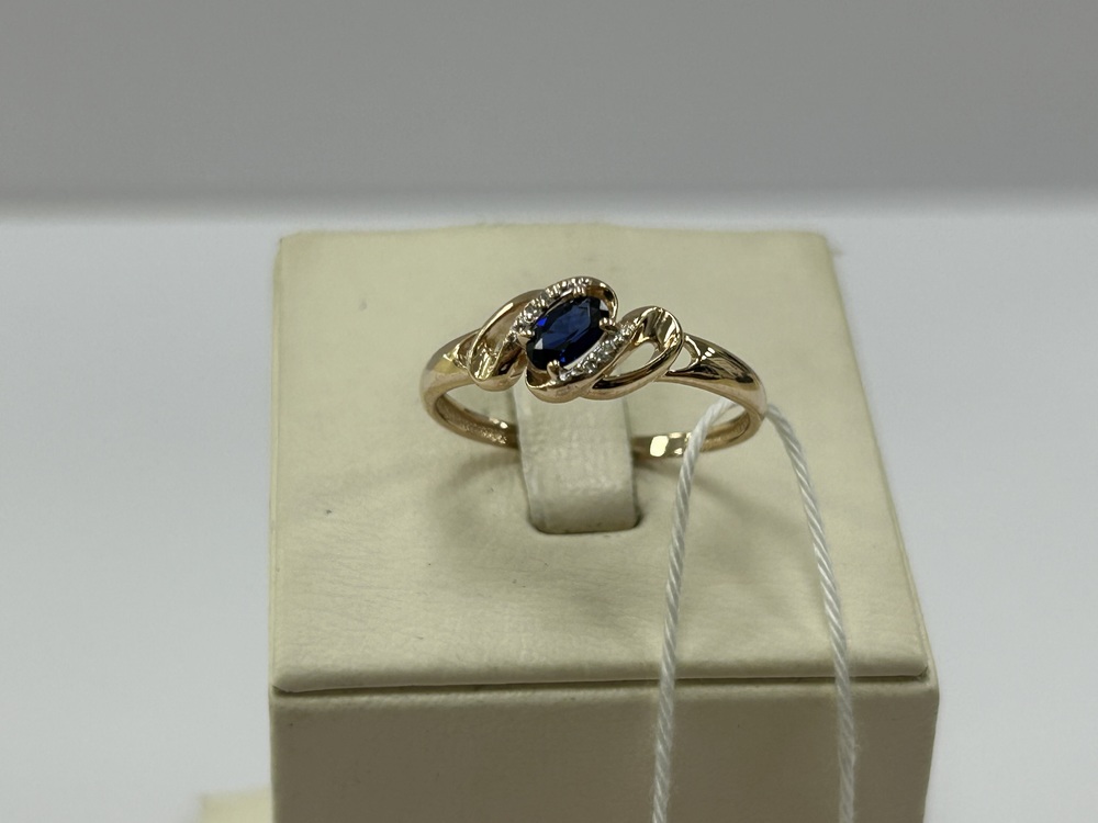 КОЛКМИ585 КОЛЬЦО С КАМНЯМИ (Au 585)