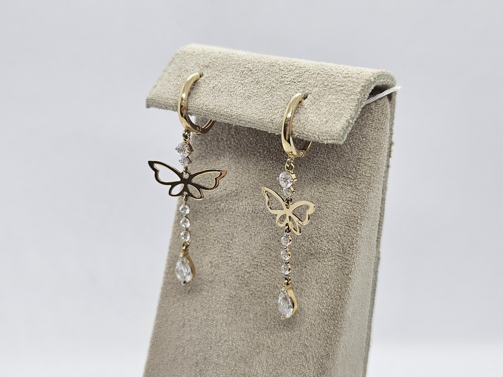 СЕРЬГИ С КАМНЯМИ (Au 585)