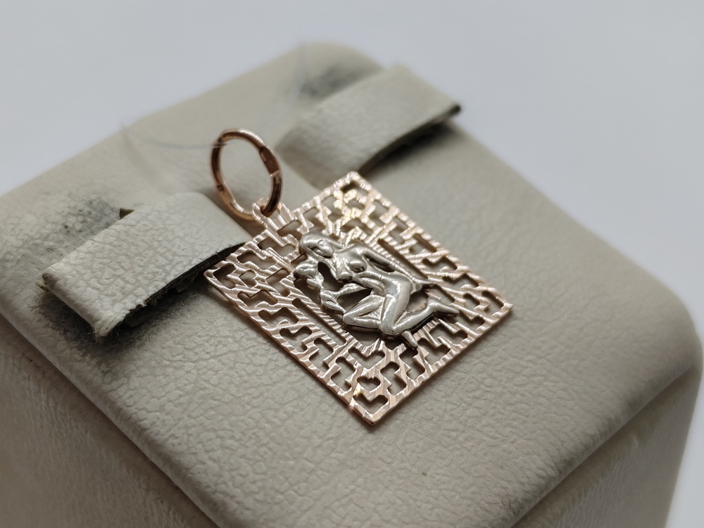 ПОДВЕСКА ЗНАК ЗОДИАКА ДЕВА (Au 585)