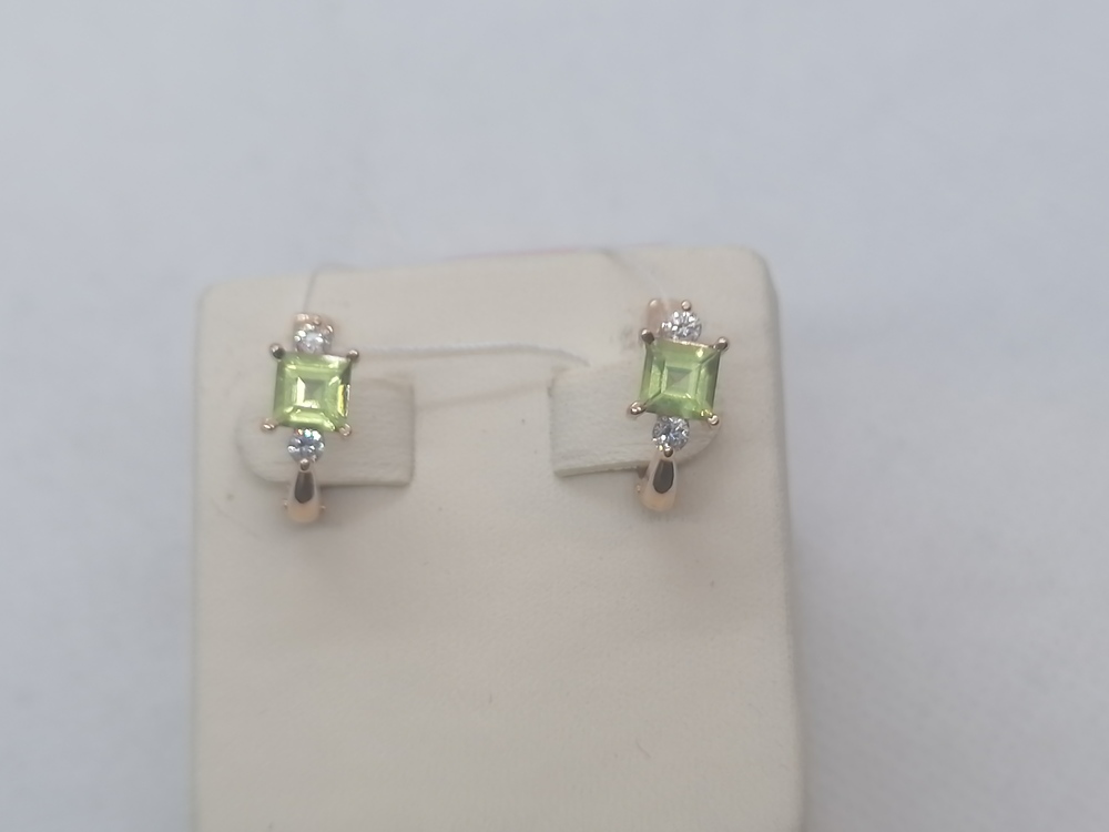 СЕРЬГИ С КАМНЯМИ (Au 585)