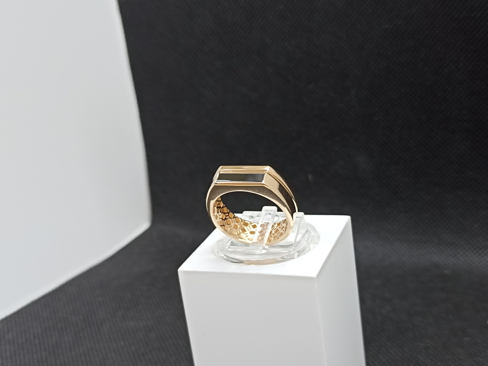 КОЛЬЦО ПЕЧАТКА с камнем (Au 585)