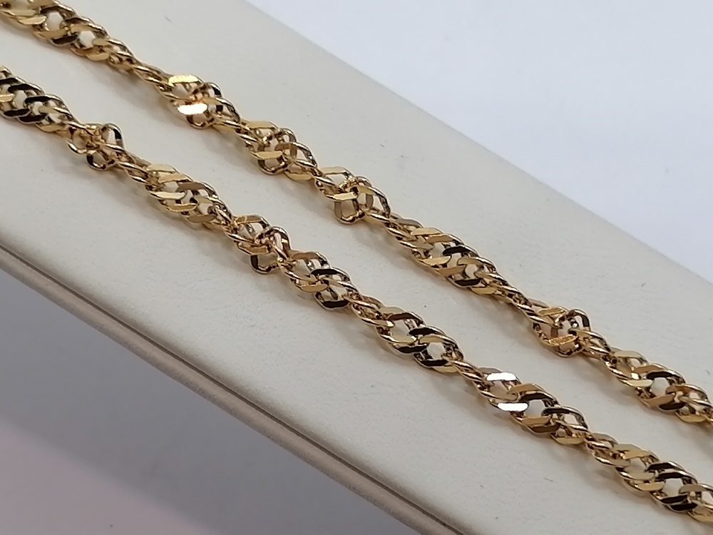 ЦЛСИ585 ЦЕПЬ ПОЛНОВЕСНАЯ Сингапур (Au 585)