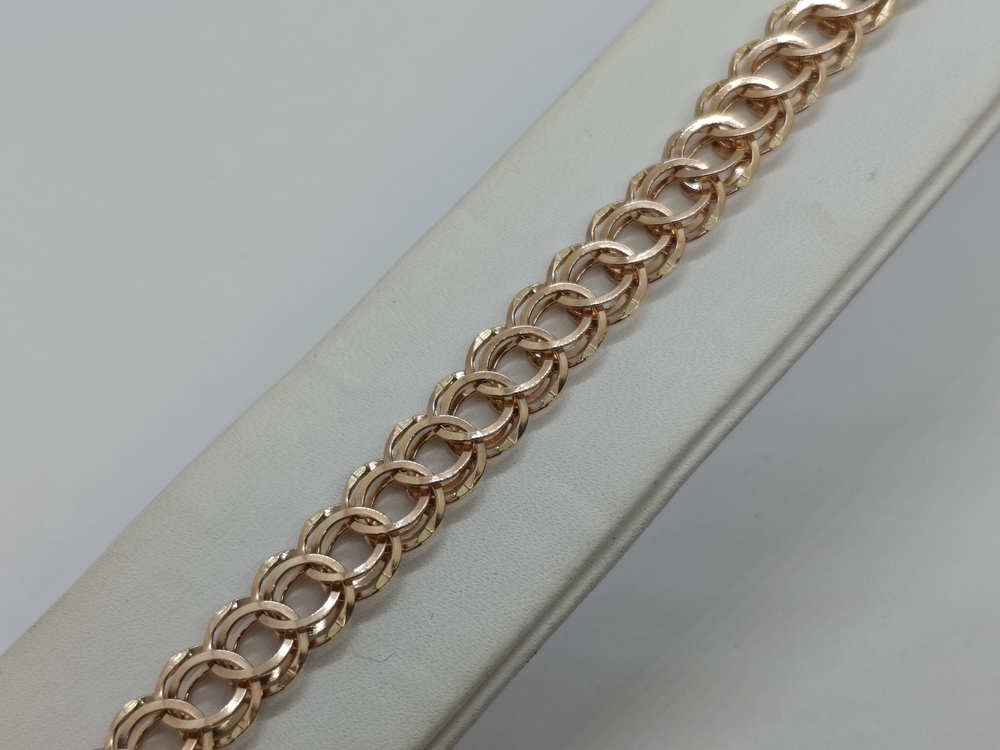 БРАСЛЕТ ПОЛНОВЕСНЫЙ Итальянка Au 585