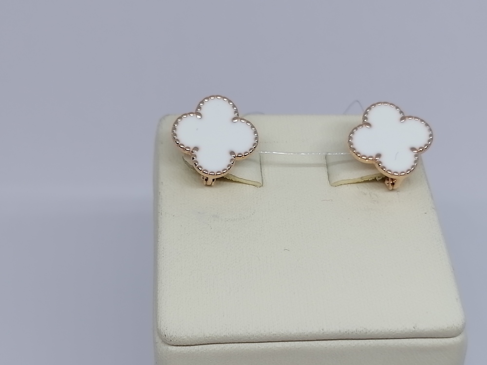 СЕРЬГИ ЭМАЛЬ (Au 585)