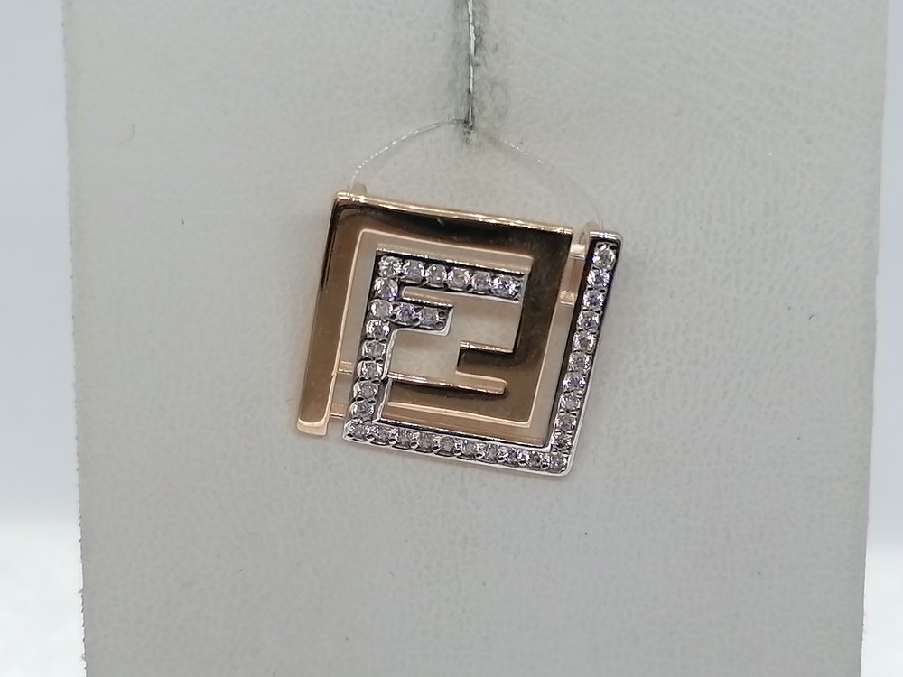 ПОДВЕСКА С КАМНЯМИ (Au 585)