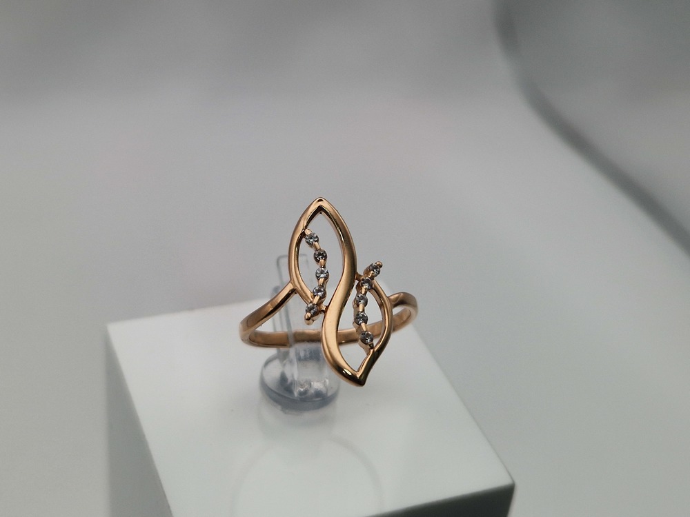 КОЛКМИ585 КОЛЬЦО С КАМНЯМИ (Au 585)