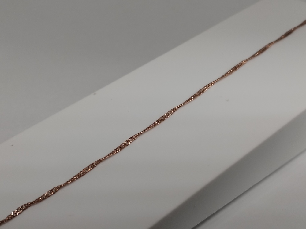 БРАСЛЕТ ПОЛНОВЕСНЫЙ Сингапур Au 585