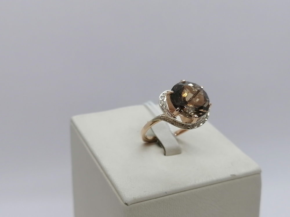 КОЛЬЦО С КАМНЯМИ (Au 585)