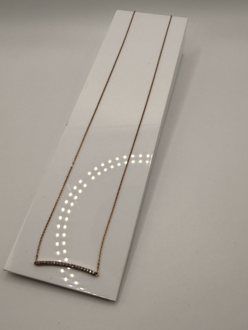 КОЛЬЕ С КАМНЯМИ Au 585