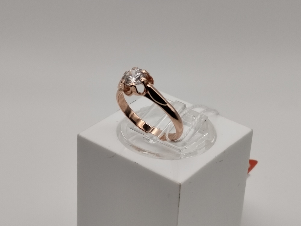 КОЛКМ583 КОЛЬЦО С КАМНЕМ (Au 583)