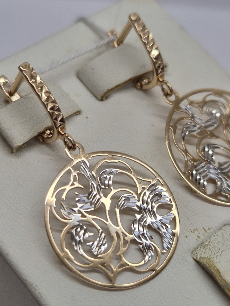 СЕРЬГИ БЕЗ КАМНЯ (Au 585)