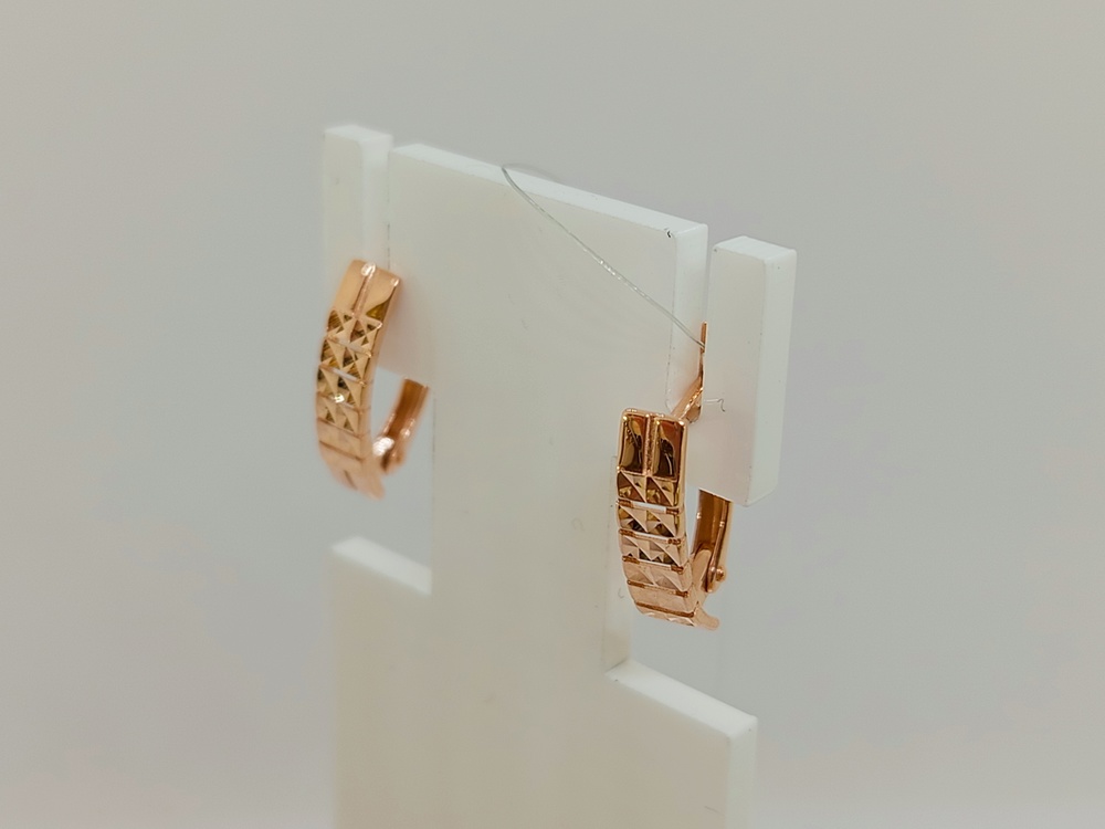 СЕРЬГИ БЕЗ КАМНЯ (Au 585)