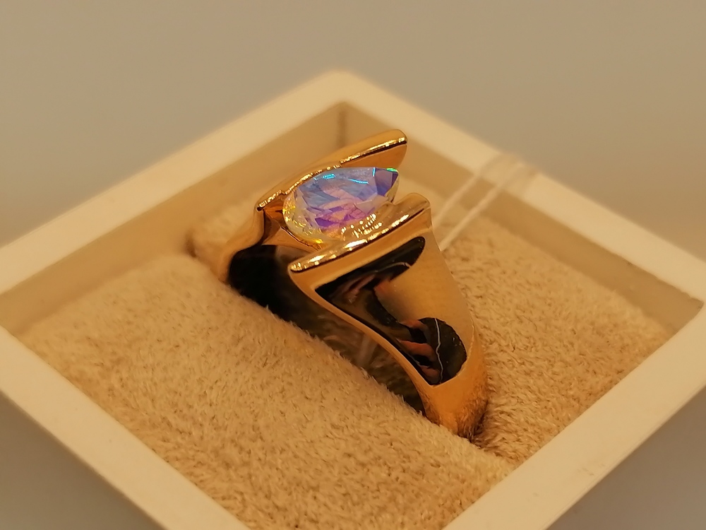 КОЛЬЦО С КАМНЕМ (Au 585)