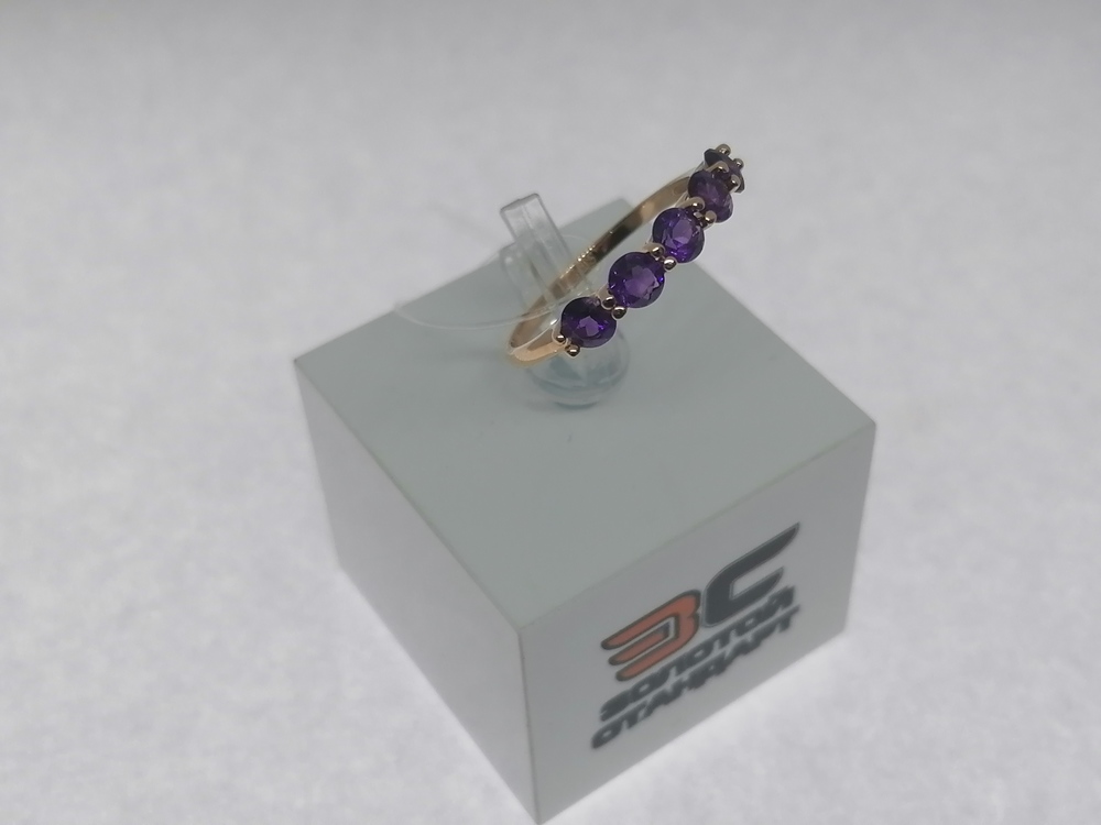 716361 КОЛЬЦО С КАМНЯМИ (Au 585)