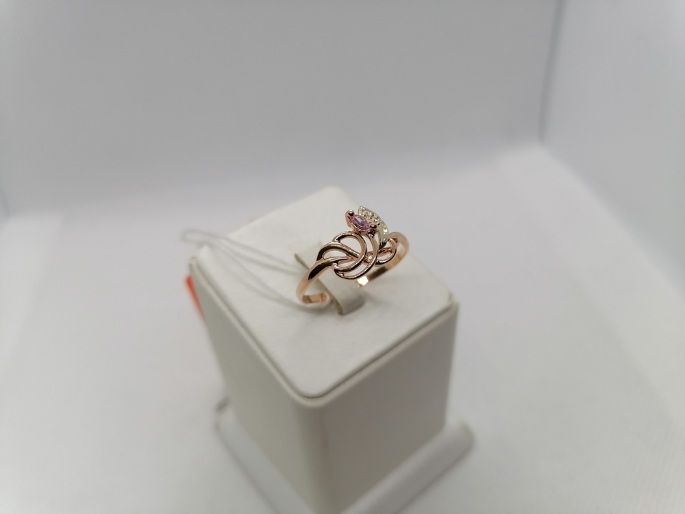 КОЛКМИ585 КОЛЬЦО С КАМНЯМИ (Au 585)