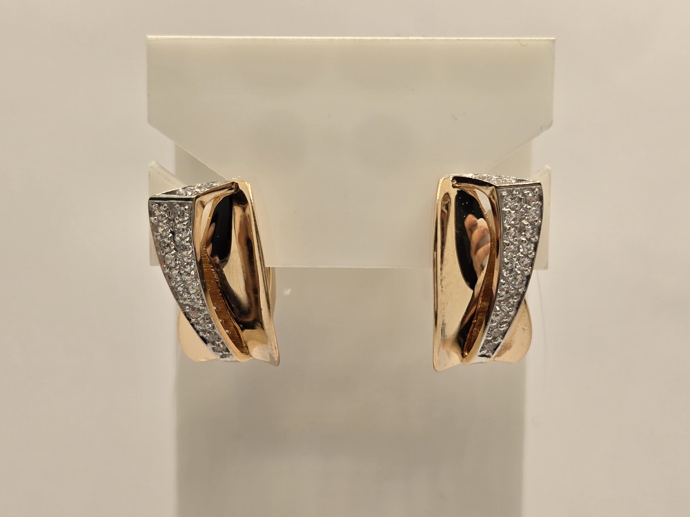 СЕРЬГИ С КАМНЯМИ (Au 585)