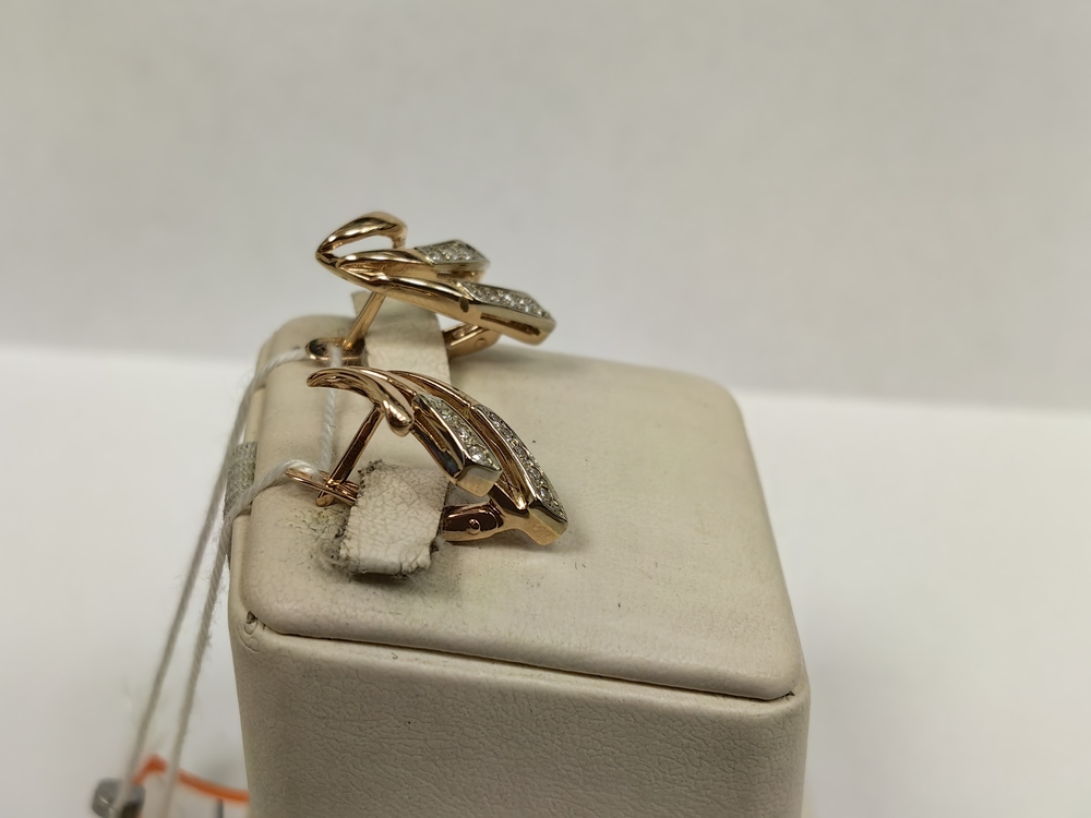 СЕРЬГИ С КАМНЯМИ (Au 585)