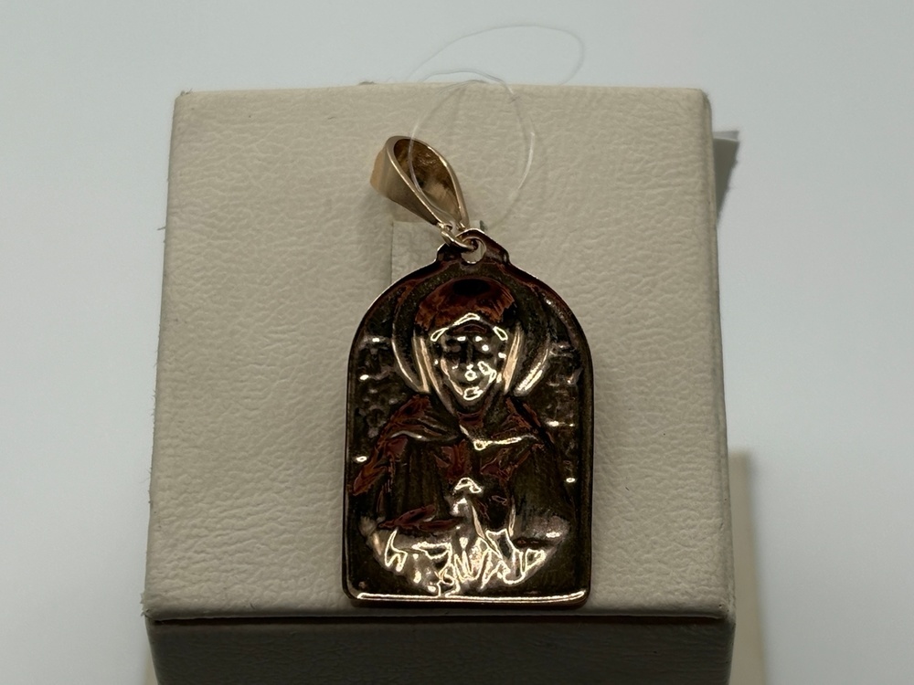 819-00081-10-00-00-00 ПОДВЕСКА ИКОНА без камня (Au 585)