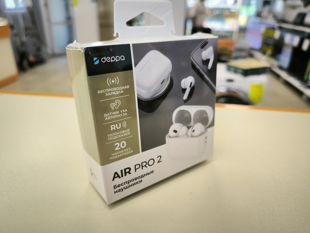 Наушники беспроводные Deppa 44167 Air Pro 2