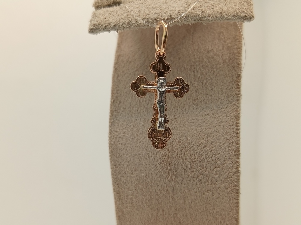 810-00014-10-00-00-02 ПОДВЕСКА КРЕСТ (Au 585)