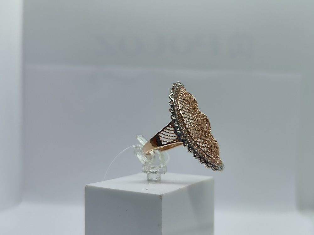 КОЛЬЦО С КАМНЯМИ (Au 585)