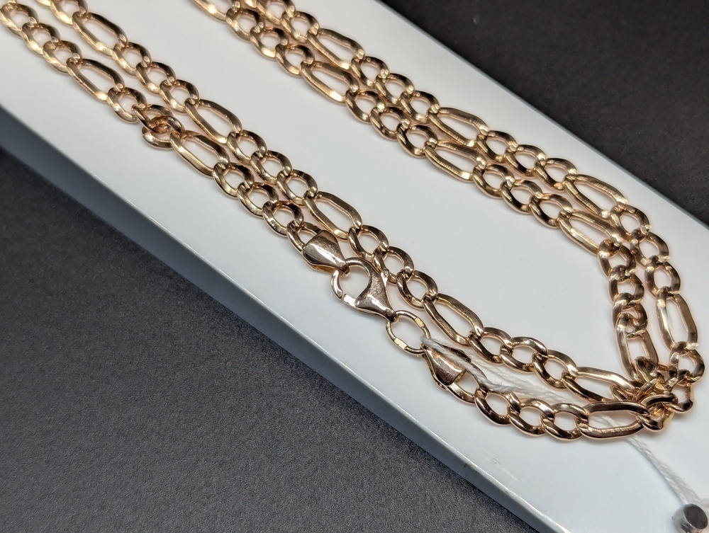 ЦЛФК585 ЦЕПЬ ПОЛНОВЕСНАЯ Фигаро(картье) (Au 585)