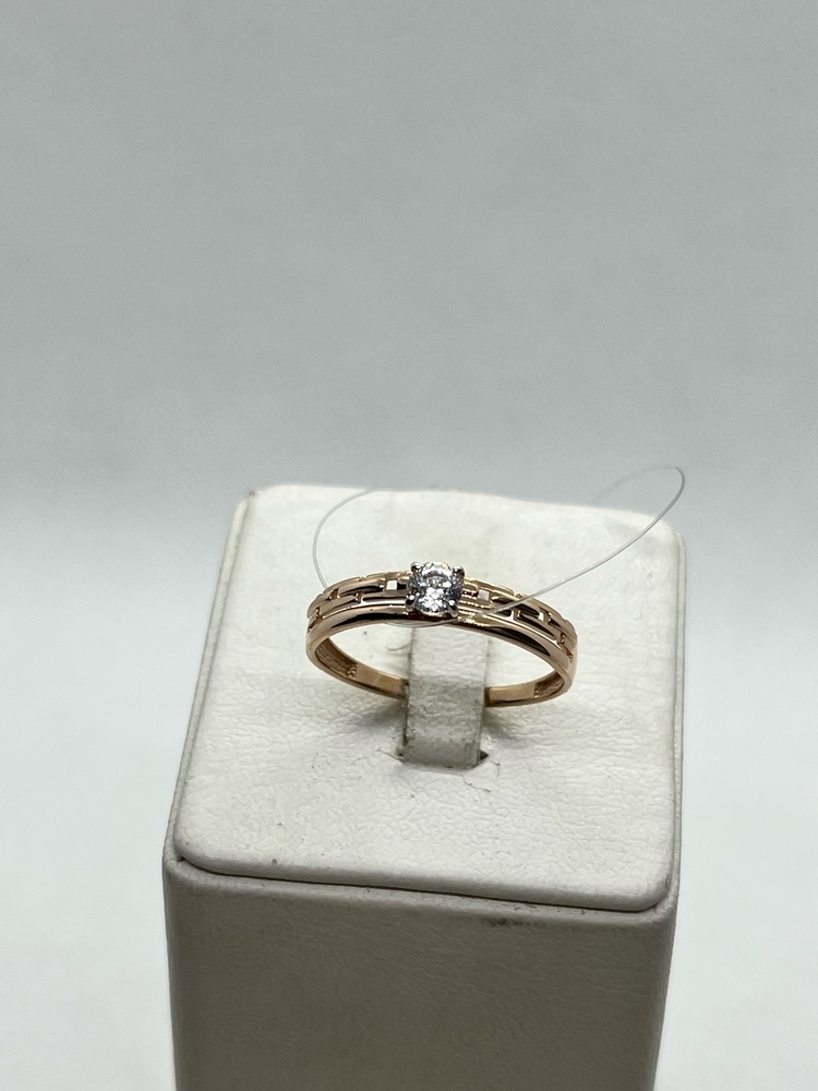 КОЛЬЦО С КАМНЕМ (Au 585)