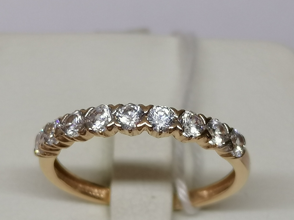 КОЛКМИ585 КОЛЬЦО С КАМНЯМИ (Au 585)