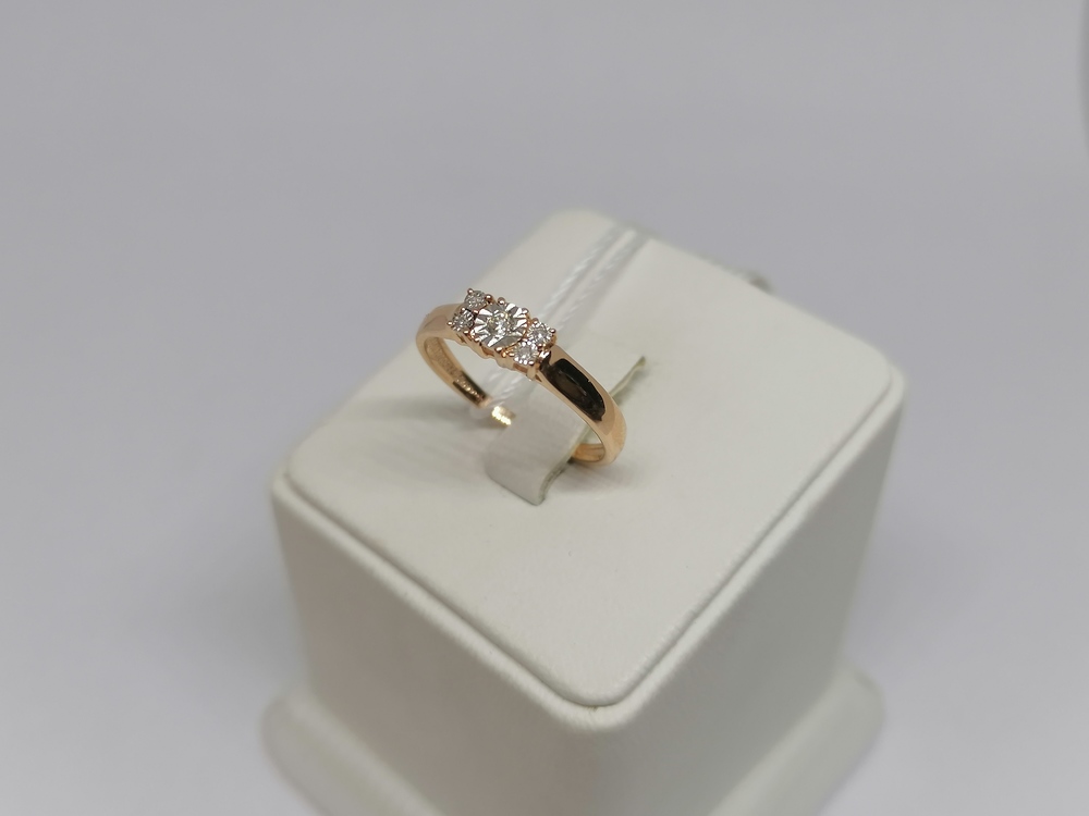 КОЛЬЦО БРИЛЛИАНТ Au 585