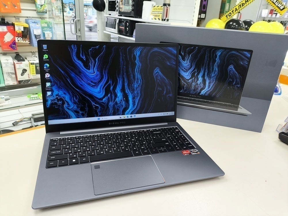 Ноутбук DIGMA; Ryzen 5-5500U, AMD Radeon (TM) Graphics, 16 Гб, 512 GB, Нет