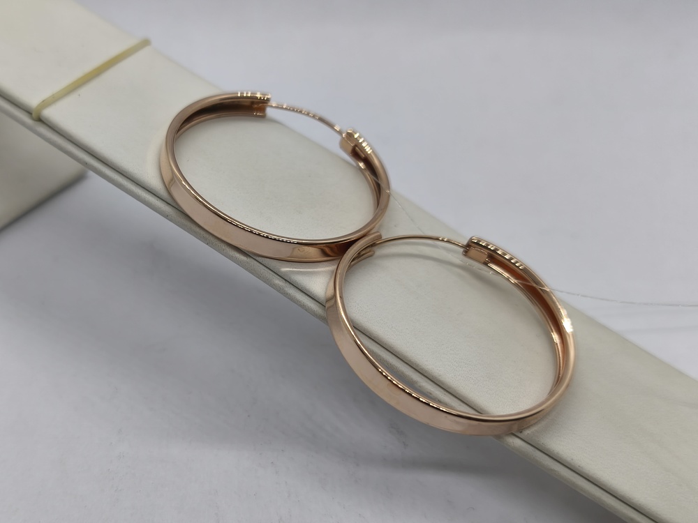 03-208276 СЕРЬГИ КОНГО без камня (Au 585)