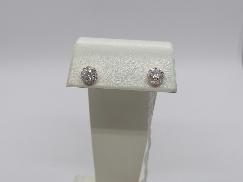 СКМИ585 СЕРЬГИ С КАМНЯМИ (Au 585)