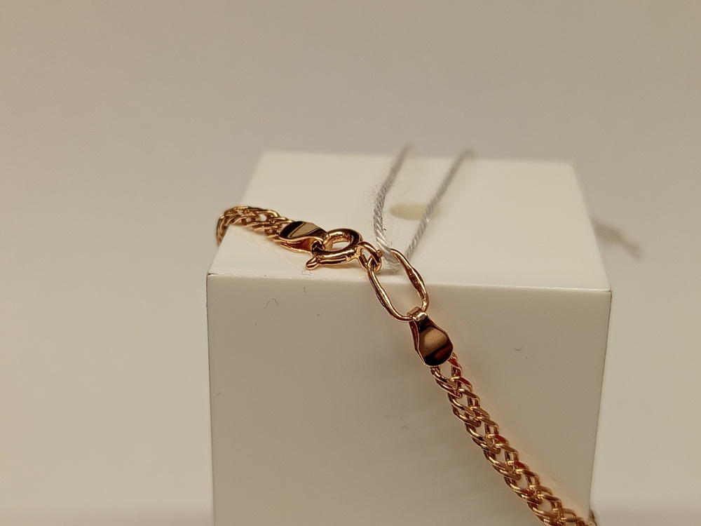 БРАСЛЕТ ПОЛНОВЕСНЫЙ Ромб двойной Au 585