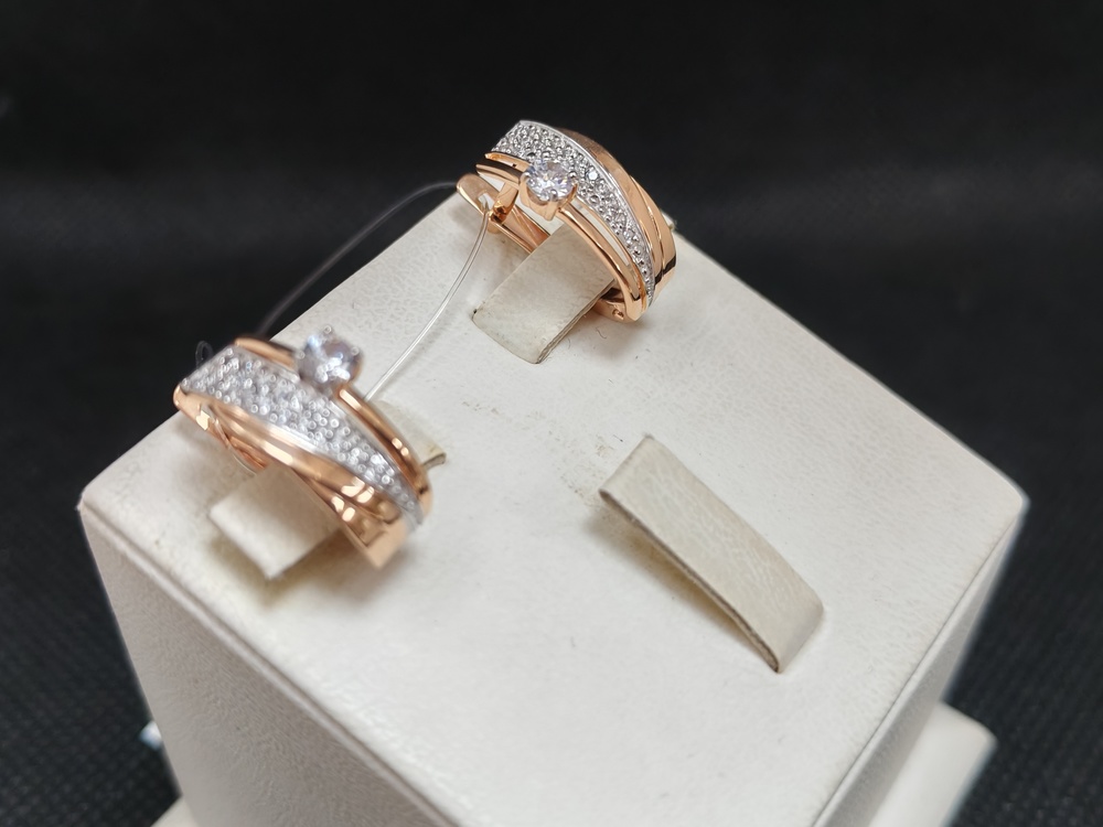 СЕРЬГИ С КАМНЯМИ (Au 585)